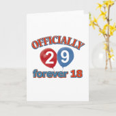 29e verjaardag design kaart (Gele Bloem)