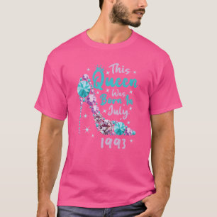  29e verjaardag Deze koningin werd in juli geboren T-shirt