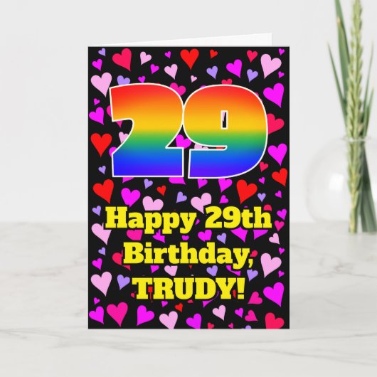 29e verjaardag: Het liefhebbende Kunstpatroon, Reg Kaart (Voorkant)