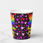 29e verjaardag: Het liefhebbende Kunstpatroon, Reg Papieren Bekers (Rechts)