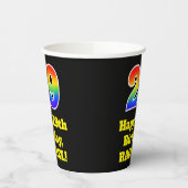 29e verjaardag: Kleurrijk, Leuk, Spannend, Regenbo Papieren Bekers (Links)