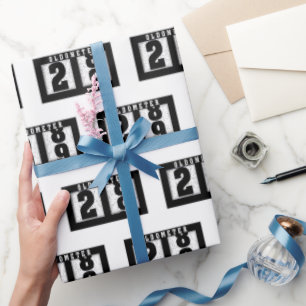 29e verjaardag Odometer Cadeaupapier