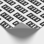 29e verjaardag Odometer Cadeaupapier (Hoek)