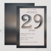29e verjaardag uitnodiging (Voorkant / Achterkant)
