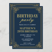 29e verjaardag uitnodigingen Verjaardagsfeest Jong (Voorkant / Achterkant)