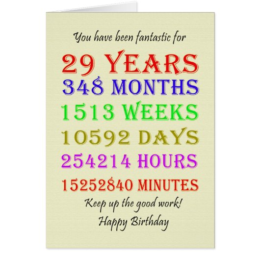 29e verjaardag van de mijlpalen (Voorkant)