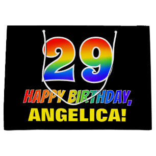 29e verjaardag: Vet, Leuk, Simpel, Regenboog 29 Groot Cadeauzakje