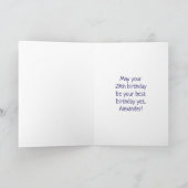 29e verjaardag: Vuurwerk Fun Pattern + Regenboog 2 Kaart (Binnen)