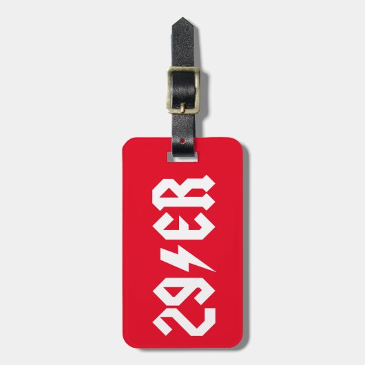 29er bagagelabel (Voorkant verticaal)