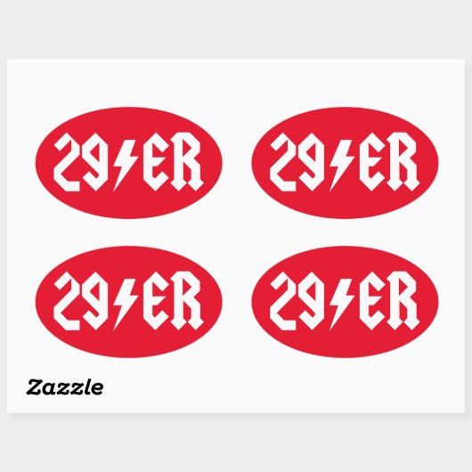 29er ovale sticker (Vel)