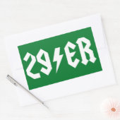 29er rechthoekige sticker (Envelop)
