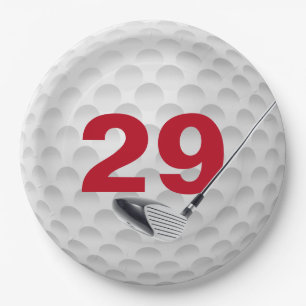 29th Birthday Golf Ball Design Paper Bord