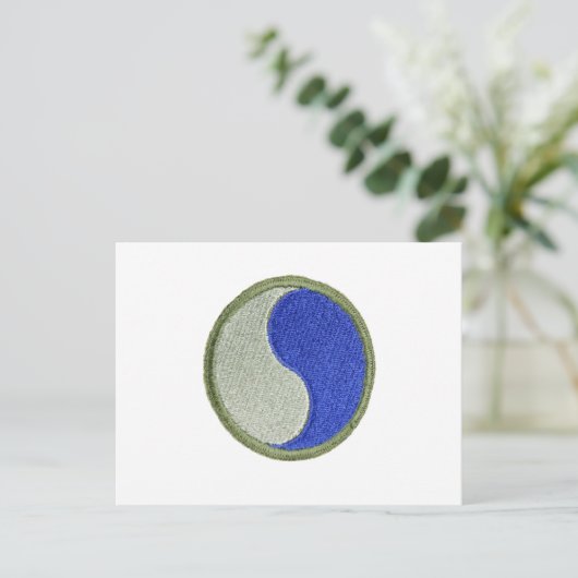 29th briefkaart (Staand voorkant)