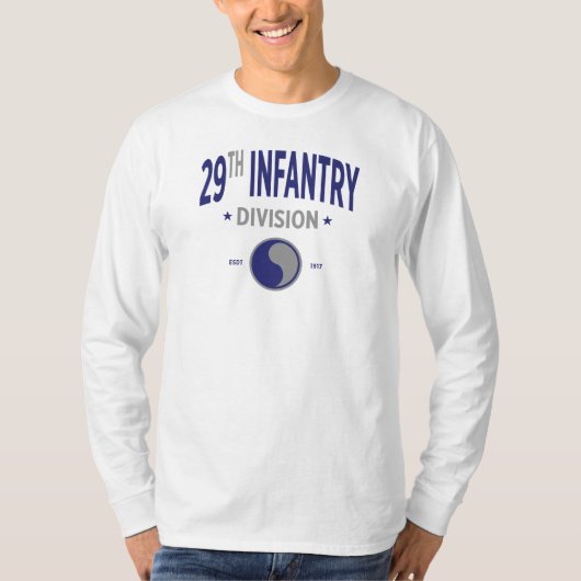 29th Infantry Division US Military Long T-shirt (Voorkant)