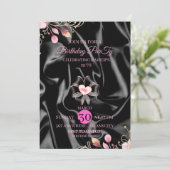 29th Pink Birthday Dinner Digital Invitation, 29 b Kaart (Staand voorkant)