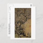 2. 梅 小 図, 若 Plum Blossom & Small Birds, Jakuchüu Briefkaart (Voorkant / Achterkant)