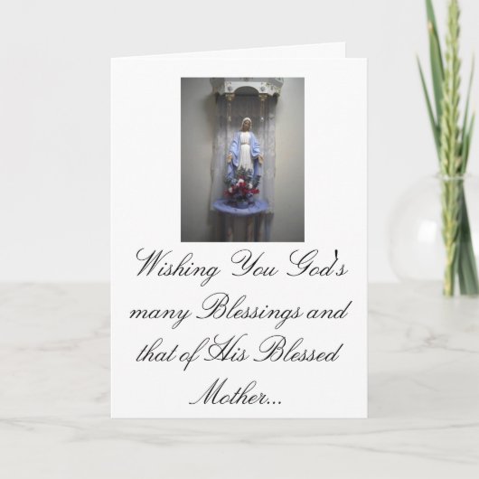 2-04-10021, Wishing You God's many Blessings ... Kaart (Voorkant)