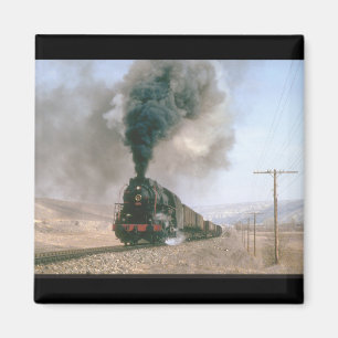 2-10-0 No 56309 kruist de barren_Stoomtreinen Magneet