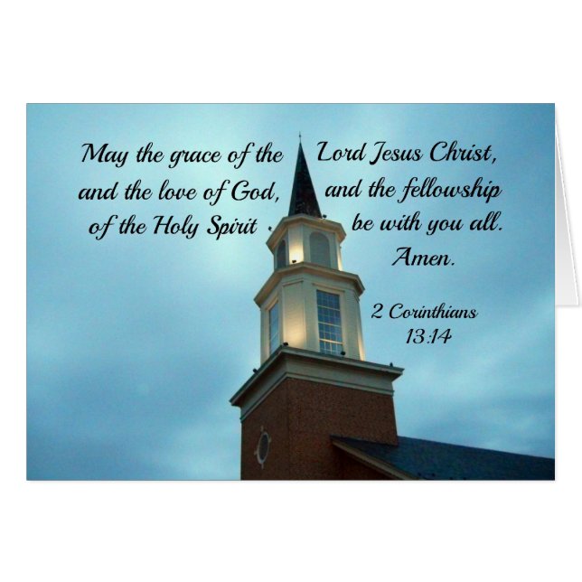 2 13:14 mei de genade van de Heer Jezus... (Voorkant Horizontaal)