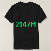 2.147 M bbp T-shirt (Design voorkant)