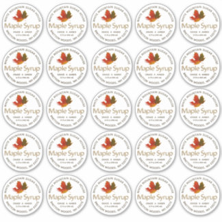 2 1/2-inch breedmond Mason 1/2-inch dekplaatje Map Sticker
