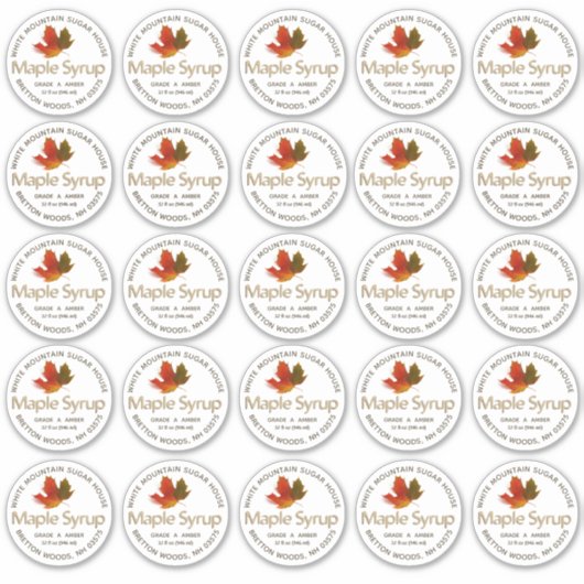 2 1/2-inch breedmond Mason 1/2-inch dekplaatje Map Sticker (Voorkant)