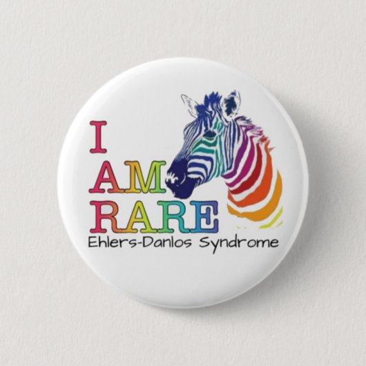 2,25-inch badge - Ehlers-Danlos Syndroom Ronde Button 5,7 Cm (Voorkant)