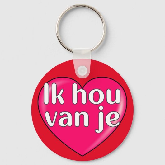 2,25-inch Basic Button Sleutelhanger (Voorkant)