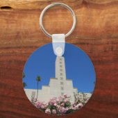 2,25-inch Basic Button Sleutelhanger LA Temple (Voorkant)