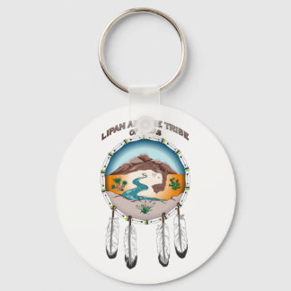 2,25-inch Basic Round Tribal Shield Sleutelhanger