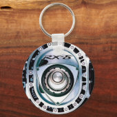 2,25-inch Basic RX-8 Button Sleutelhanger (Voorkant)