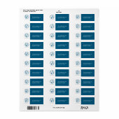 2,25 x 0,75 Label (Full Sheet)