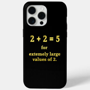 2 + 2 = 5 Grappige Wiskunde Grap iPhone 15 Pro Max Hoesje