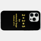 2 + 2 = 5 Grappige Wiskunde Grap Case-Mate iPhone Case (Achterkant (horizontaal))