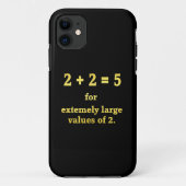 2 + 2 = 5 Grappige Wiskunde Grap Case-Mate iPhone Case (Achterkant)