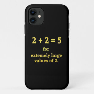 2 + 2 = 5 Grappige Wiskunde Grap Case-Mate iPhone Case