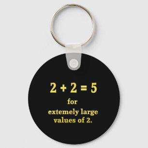 2 + 2 = 5 Grappige Wiskunde Grap Sleutelhanger