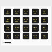 2 + 2 = 5  Grappige Wiskunde Grap Vierkante Sticker (Vel)
