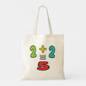 2+2=5 TOTE BAG (Achterkant)