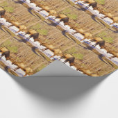 2~ 2 Bull Elk in de sneeuw Cadeaupapier (Hoek)