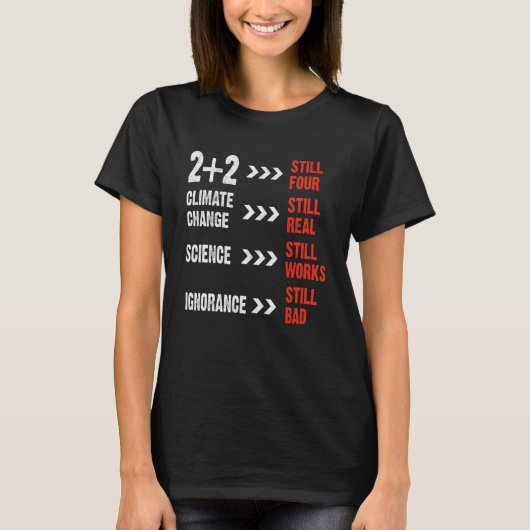 2+2 Nog steeds vier docenten Fysica-docent T-shirt (Voorkant)