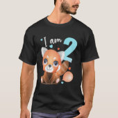 2 2 Red Panda T-shirt (Voorkant)