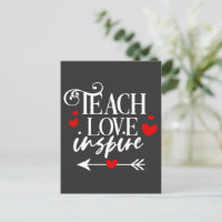 2/2 Teach Love Inspire Shirt kleuterleraren