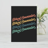 2/2- Terug naar schoolconsulenten van scholen Bedankkaart (Staand voorkant)