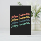 2/2- Terug naar schoolconsulenten van  scholen Bedankkaart (Staand voorkant)