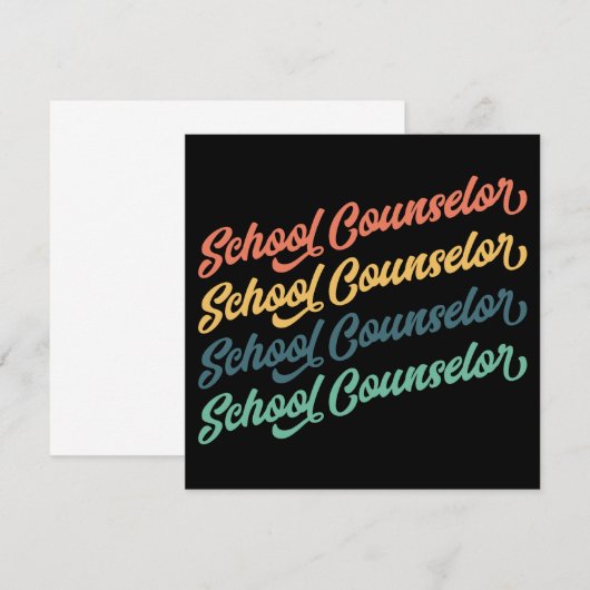 2/2- Terug naar schoolconsulenten van  scholen Kaart (Voorkant / Achterkant)