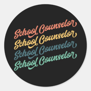 2/2- Terug naar schoolconsulenten van  scholen Ronde Sticker