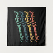 2/2- Terug naar schoolconsulenten van  scholen Wandkleed (Voorkant (horizontaal))