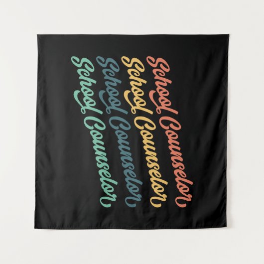 2/2- Terug naar schoolconsulenten van scholen Wandkleed (Voorkant (horizontaal))