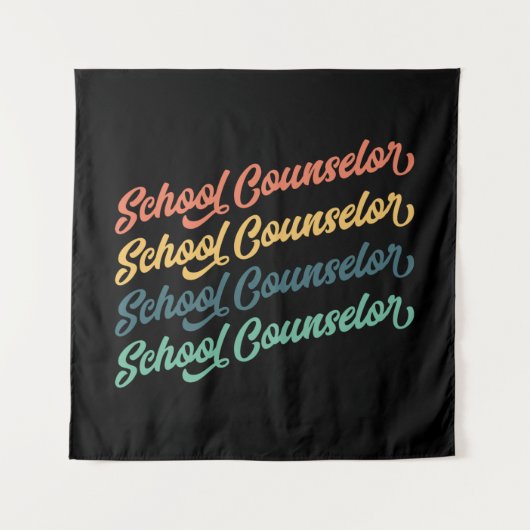 2/2- Terug naar schoolconsulenten van  scholen Wandkleed (Voorkant)